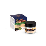 Aura Greca Night Cream with Argan & Marine Collagen Complex, enriched with hyaluronic acid for anti-aging benefits.