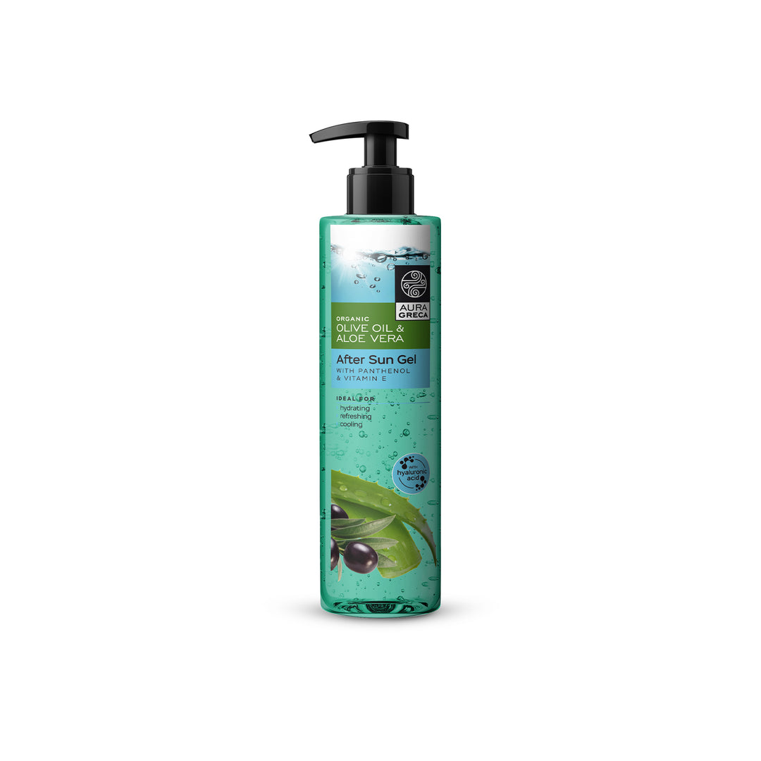 Cooling After Sun Gel For Face & Body - With Aloe vera