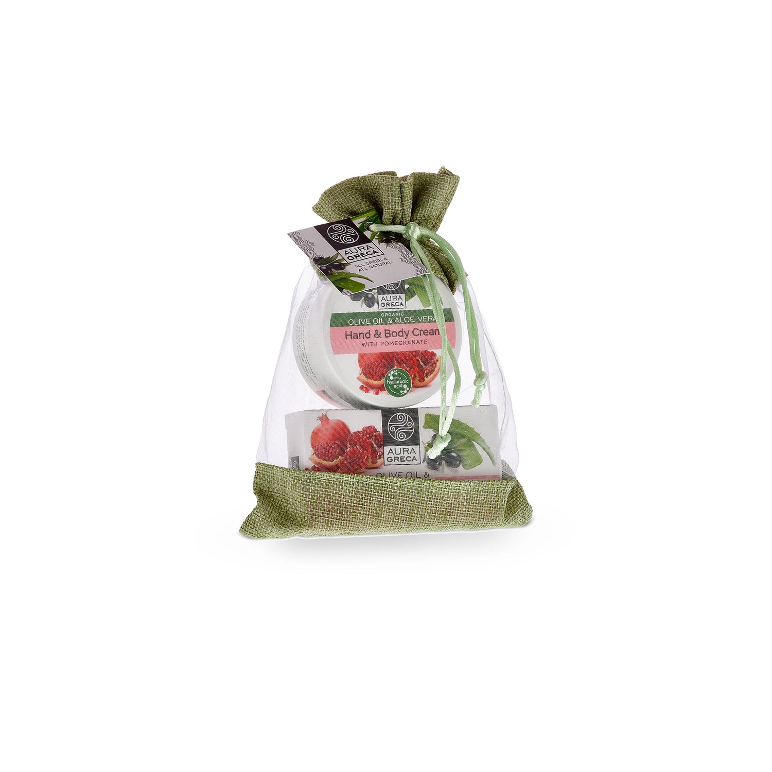 Pomegranate Hand & Body Cream Pouch Set